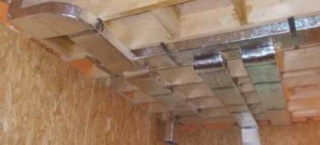 Принцип работы естественной системы вентиляции