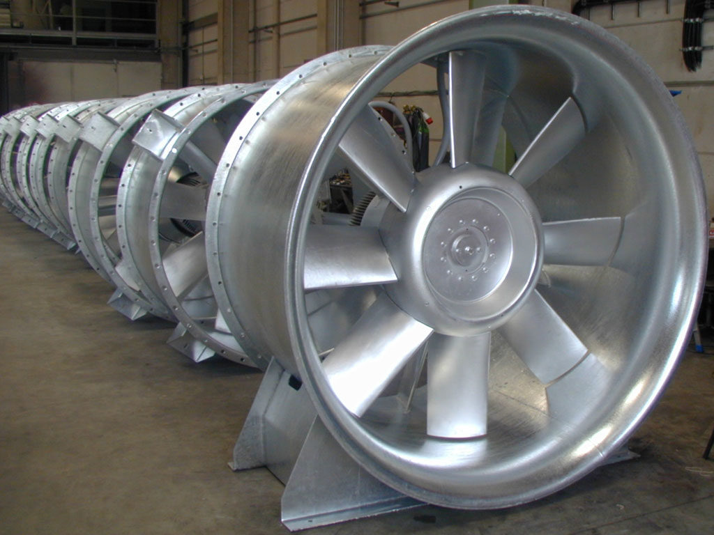 большие осевые вентиляторы