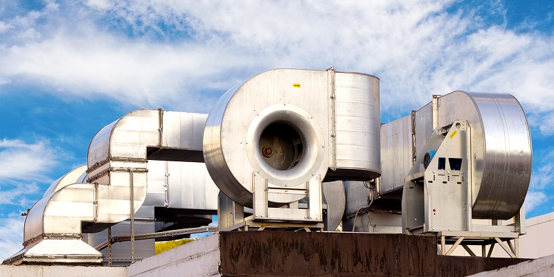 большой наружный вентилятор